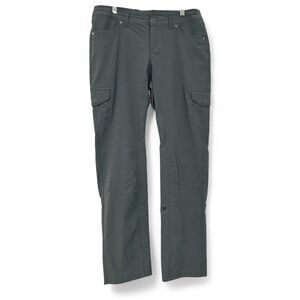 KÜHL Women's Freeflex™ Roll-Up Pant in Charcoal, Size 12 Reg, Hiking, Outdoor